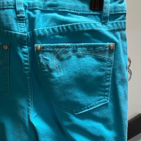 Cache Turquoise Capris Size 6 #DP311 - Picture 8 of 9